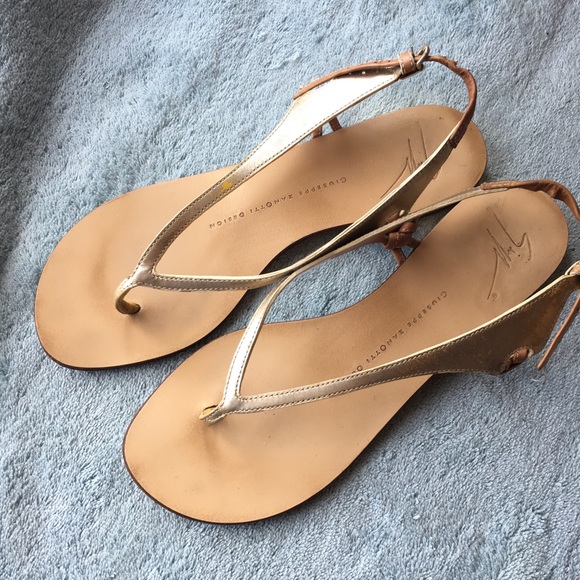 $35❗️Giuseppe Zanotti Leather Sandals❗️SALE - Picture 1 of 8